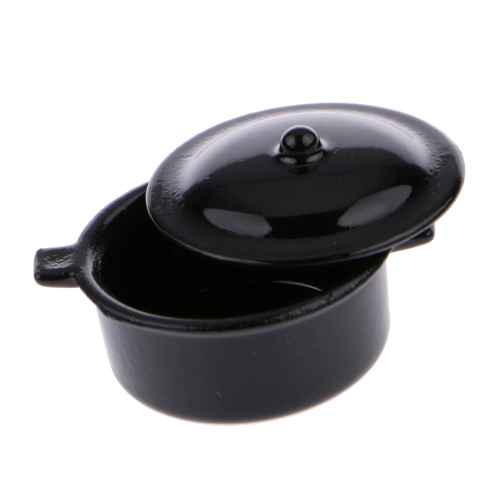 Миниатюрная кухонная утварь для кукольного домика посуда металлическая