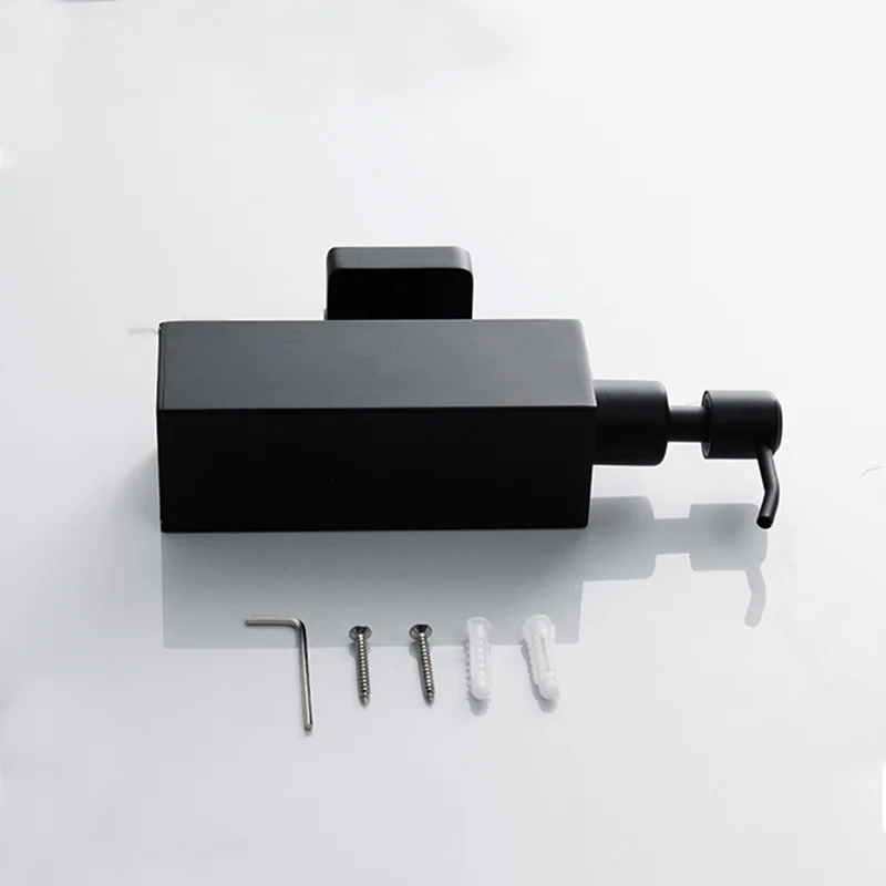 Настенный дозатор жидкого мыла ROVATE 500 мл из нержавеющей стали ручной диспенсер