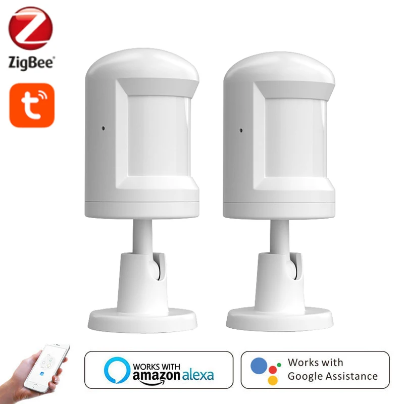 Tuya ZigBee Smart Human Body Sensor PIR Motion Wireless Infrared Detector Security Burglar Alarm Life APP | Электроника