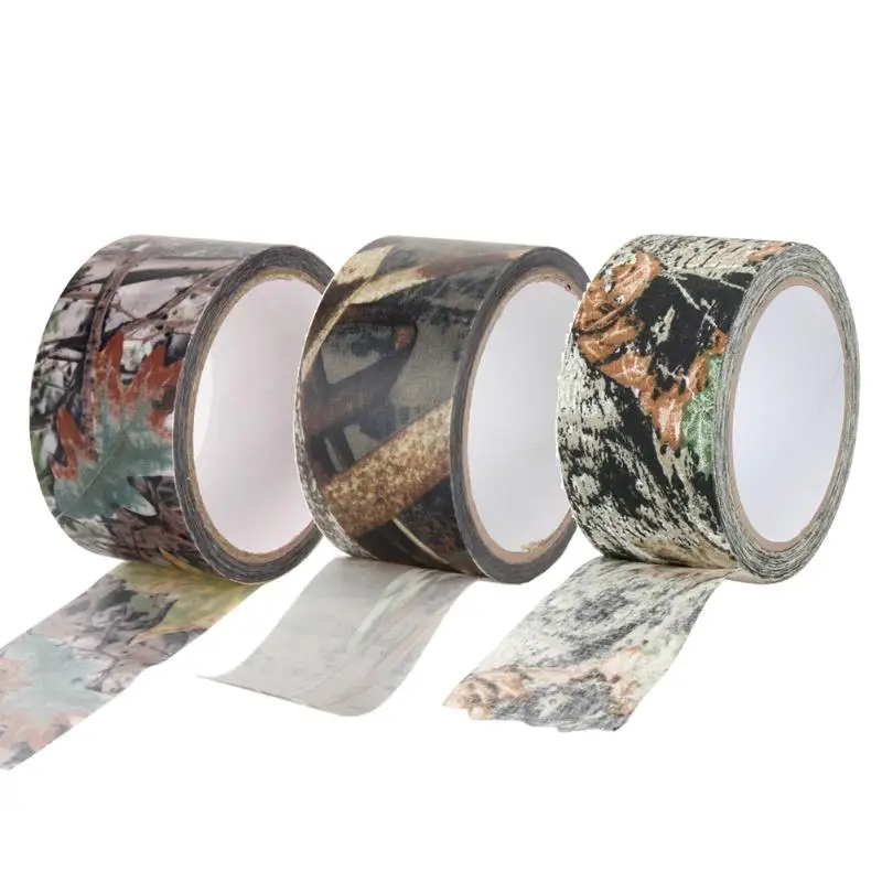 

Waterproof Dead Leaves Camo Cloth Tape Gun Hunting Outdoor Camping Camouflage Stealth Tape Wrap for Hunting Gun Accessories