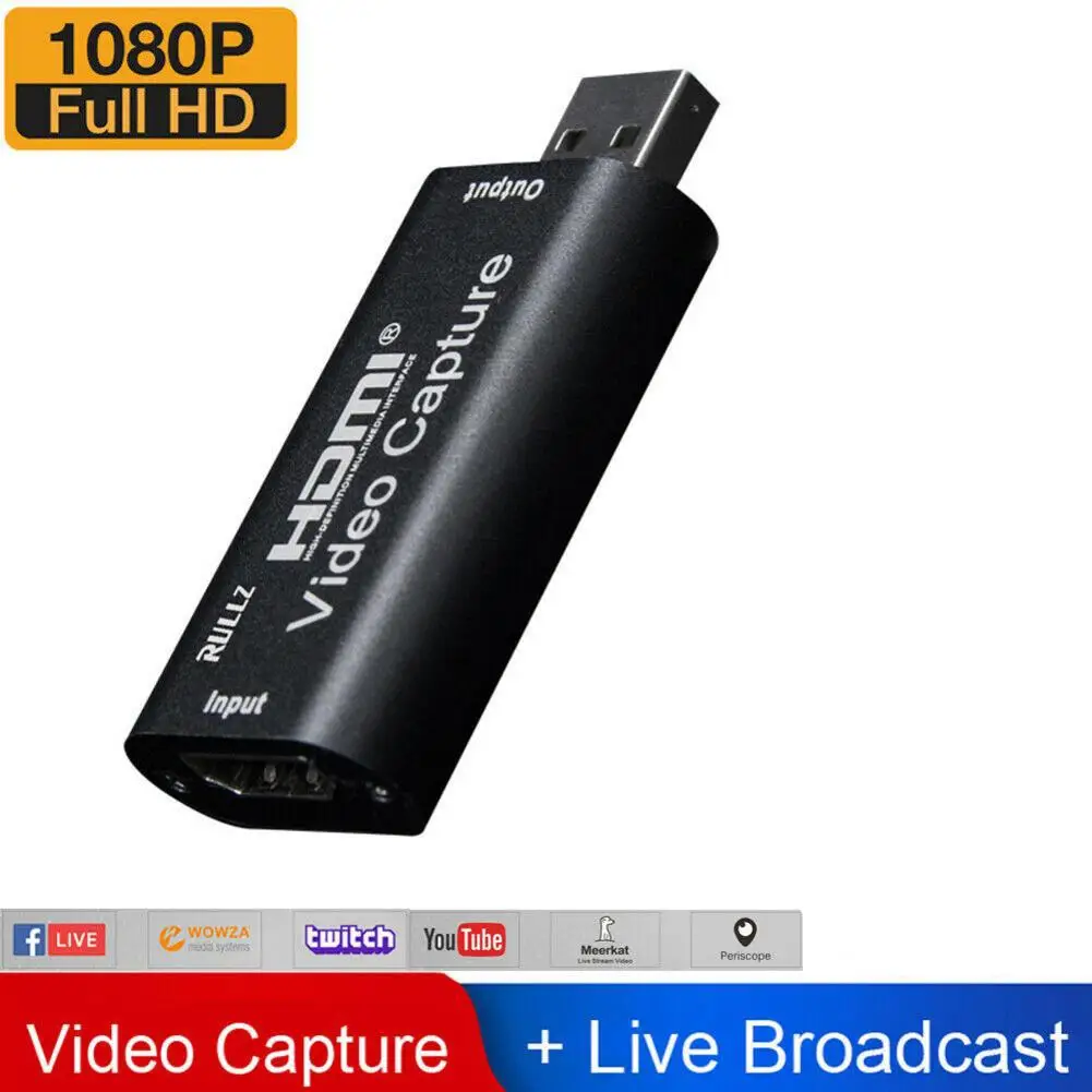 

For HDMI Video Capture Card Supports OBS Live Recording Box For HDMI To USB2.0 Adapter Card High-Definition Collection Portable