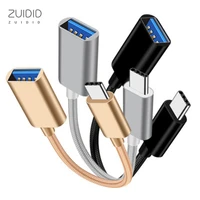 3 colors type c to usb 3 1 otg adapter cable extension convenient for cell phone recharge pc computer