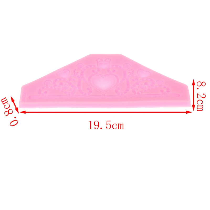 1pc Silicone Princess Crown Mould Cake Decorating Tool Chocolate Candy Fondant Molds Mayitr Baking | Дом и сад