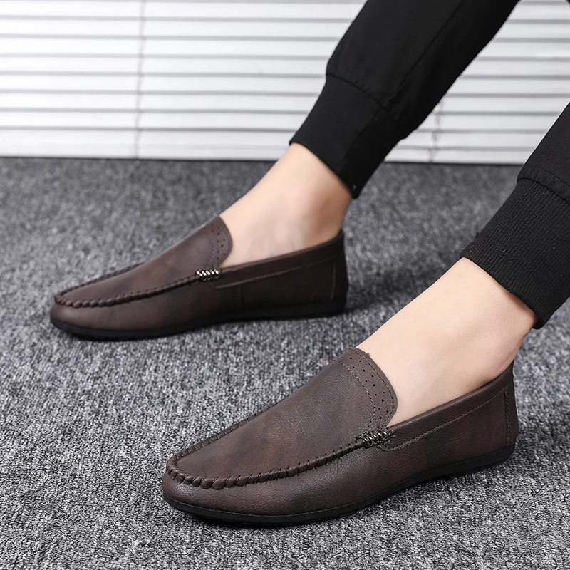 

2020 New Arrival Spring Summer Comfortable Casual Shoes Mens Moccasins Shoes For Men Comfort Shoes Brand Fashion Flat Loafers