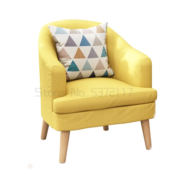 Скандинавский домашний одноместный диван стул для спальни балкона ленивый