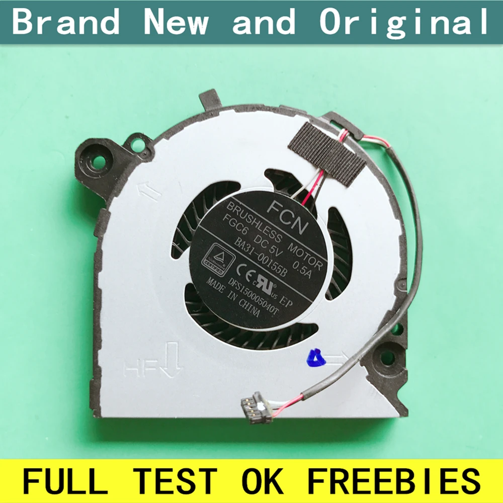 Новый кулер для охлаждения процессора ноутбука Samsung fcn FGC6 DFS150005040T|Охлаждающие