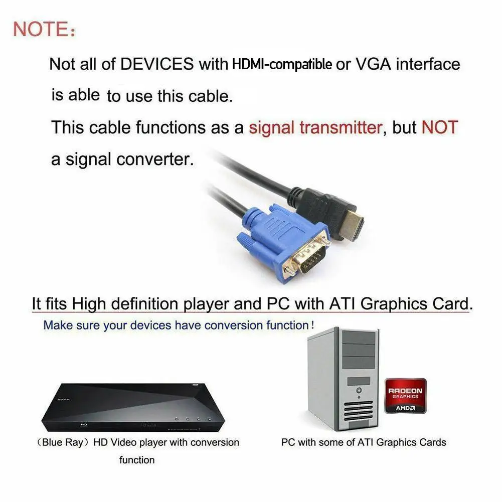 Аудиокабель преобразователь штекер гнездо 24 К Позолоченный разъем VGA 15 контактов