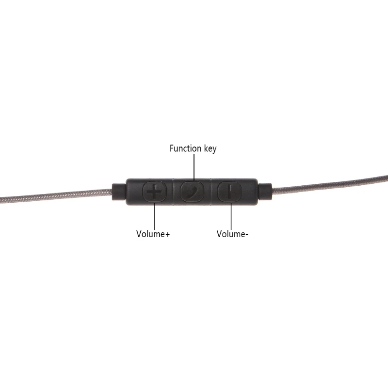 

3.5mm Earphone Cable Detachable MMCX Cord With MIC For Shure SE215 SE425 UE900