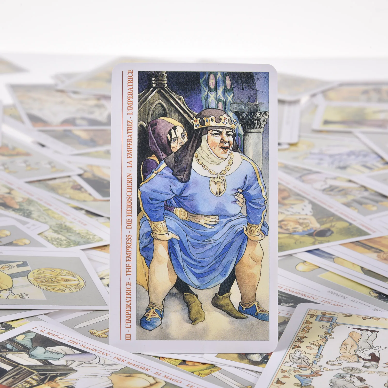 Карты Таро Decameron Классические настольные игры на английском языке Необычные для