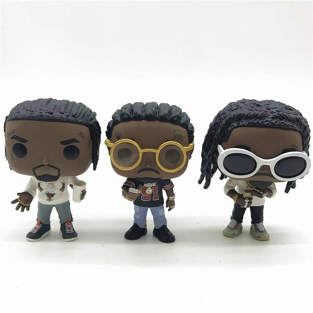 Скалы смещение взлет Migos музыкальная модель персонаж виниловая кукла