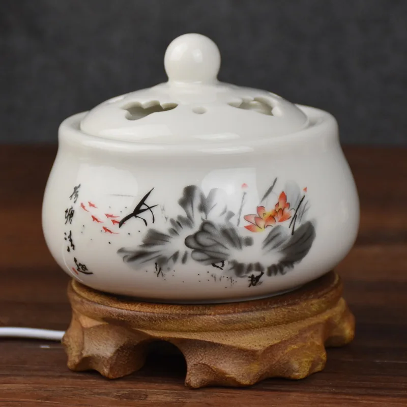 Керамическая курильница с электрической заглушкой 220 В|Благовония и курильницы| |