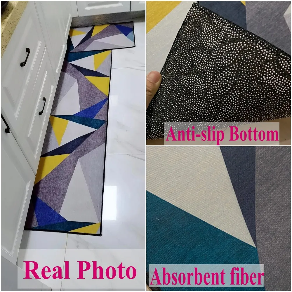soft kitchen mat washable long anti slip bath toilet entrance doormat absorbent area rugs bedroom beside floor carpet dropship free global shipping