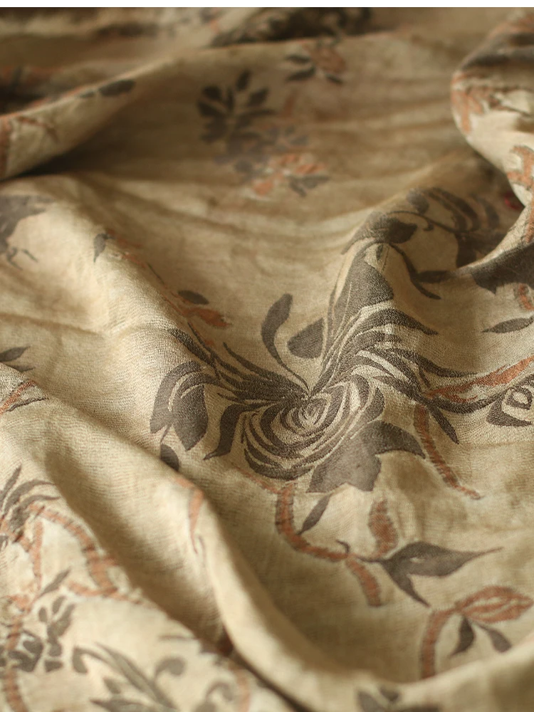 

Высококачественные льняные ткани, супермягкая ткань с высокой драпировкой, окрашенная ткань, дизайнерская юбка, ткань для платья