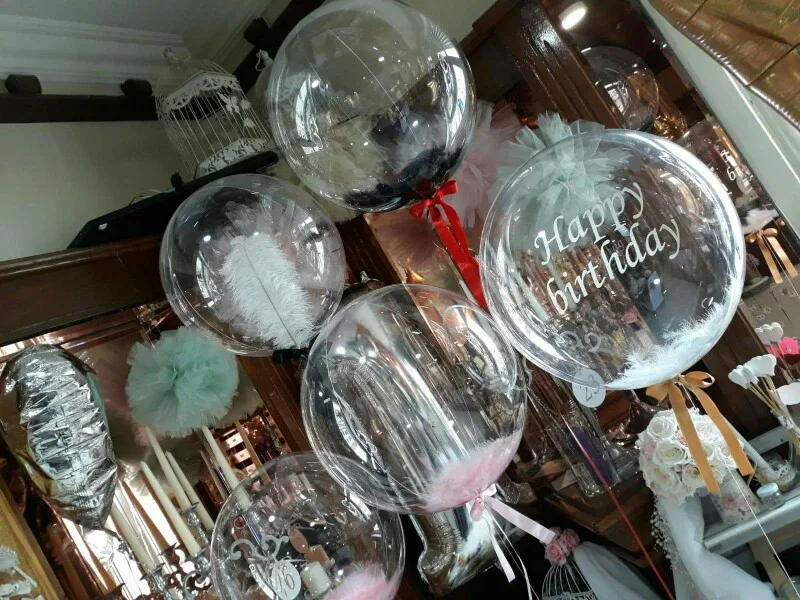 

Decoration Ramadan 2021 5pcs 18''20''24''36''Transparent Globes Clear Balloon Helium Inflatable Bobo Balloons Wedding Decoration