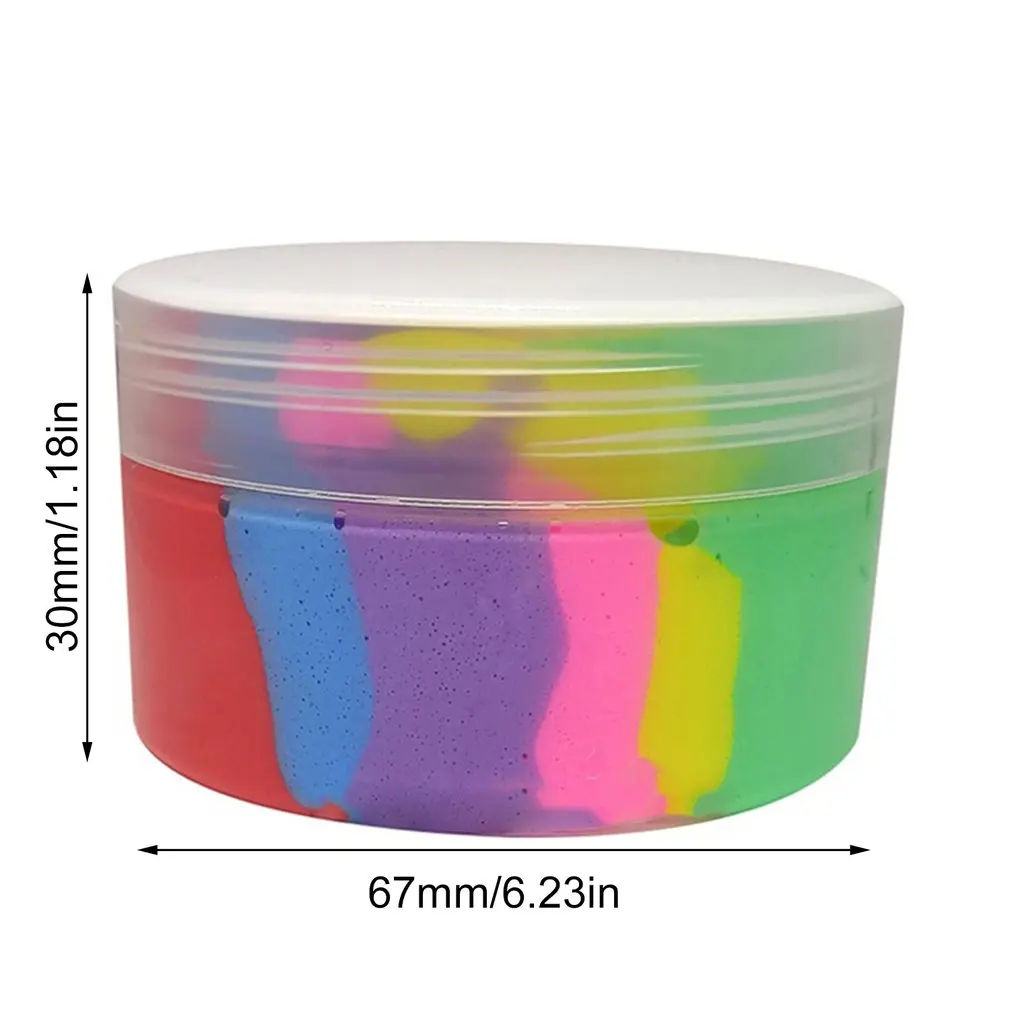 

100ml Beautiful Mixing Fluffy Floam Slime Scented Stress Relief Kids Sludge Toy Toys For Kids Birthday Party Gift Christmas Gift