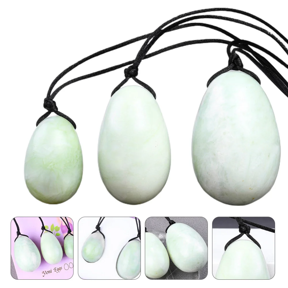 

3Pcs Creative Postpartum Repair Egg Female Vaginal Care Egg Light Green
