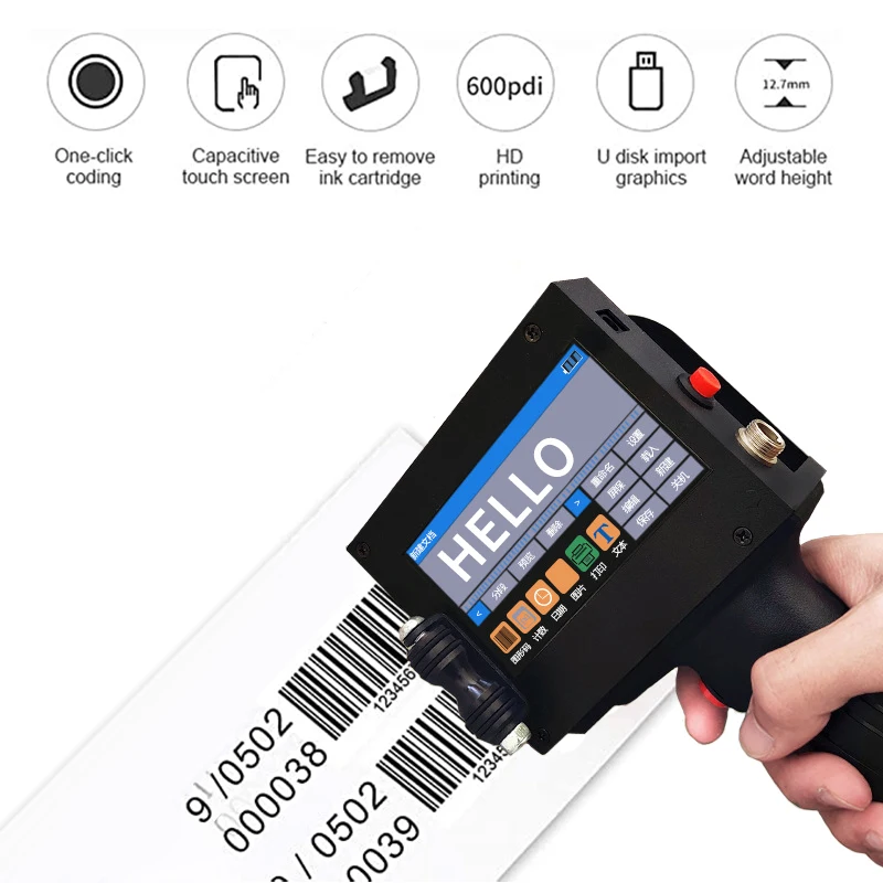 T 3 сенсорный Экран автоматический струйный принтер смарт ручной 25 4 мм шрифт