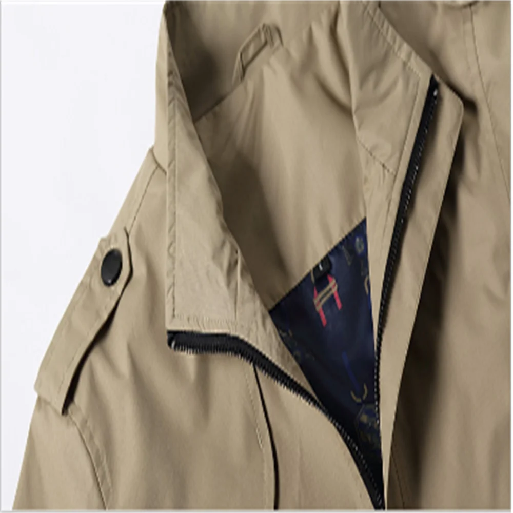 

2021 Spring and Autumn Men's Jacket Casual Fashion Plus Size Sports Jacket Zip 5 Color L-6XL Fashion Jacket Top