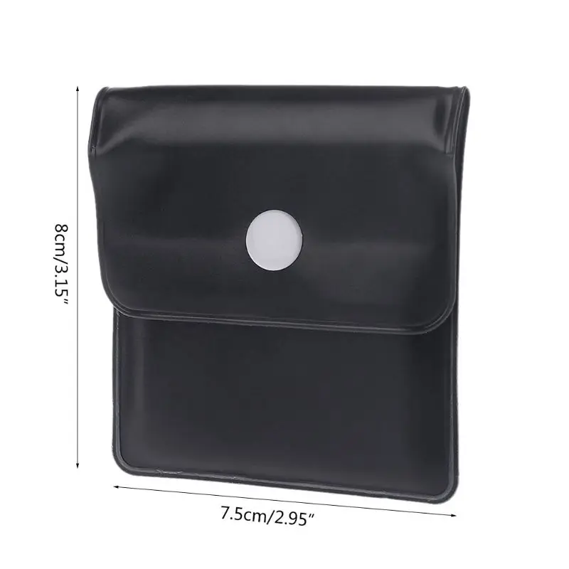 Description Picture 3 of itemPortable Ashtray Pocket Smoking Cigar Tobacco Ash Storage Bag Fireproof PVC Odorless Pouch Travel Beach Gifts