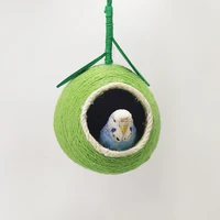 parrot accessories love bird house decorative cages hammock nest birds winter tent bed for birds toys cage supplies little nests