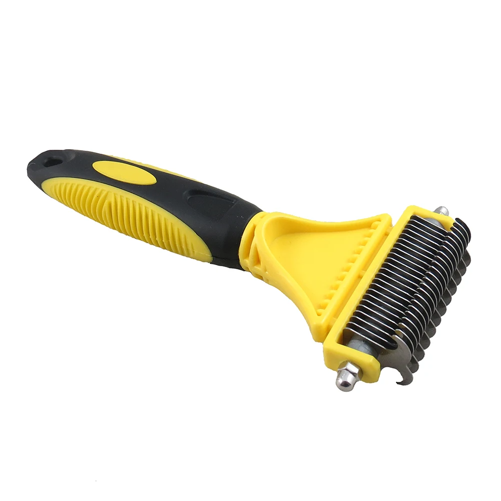 Триммер для стрижки собак кошек устройство удаления шерсти массажная расческа