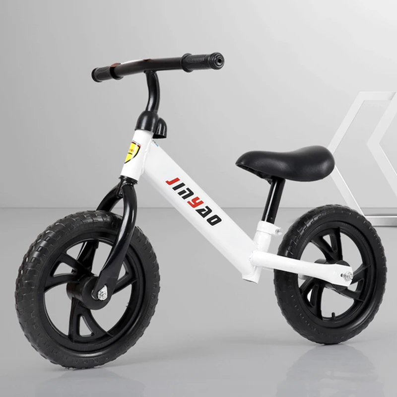 Kids Balance Bike No Pedals Height Adjustable Bicycle Riding Walking Learning Scooter with 360° rotatable handlebar infant shining two wheels balance bike 4 6 years old children walker 12 inch riding bicycle height adjustable kids scooter