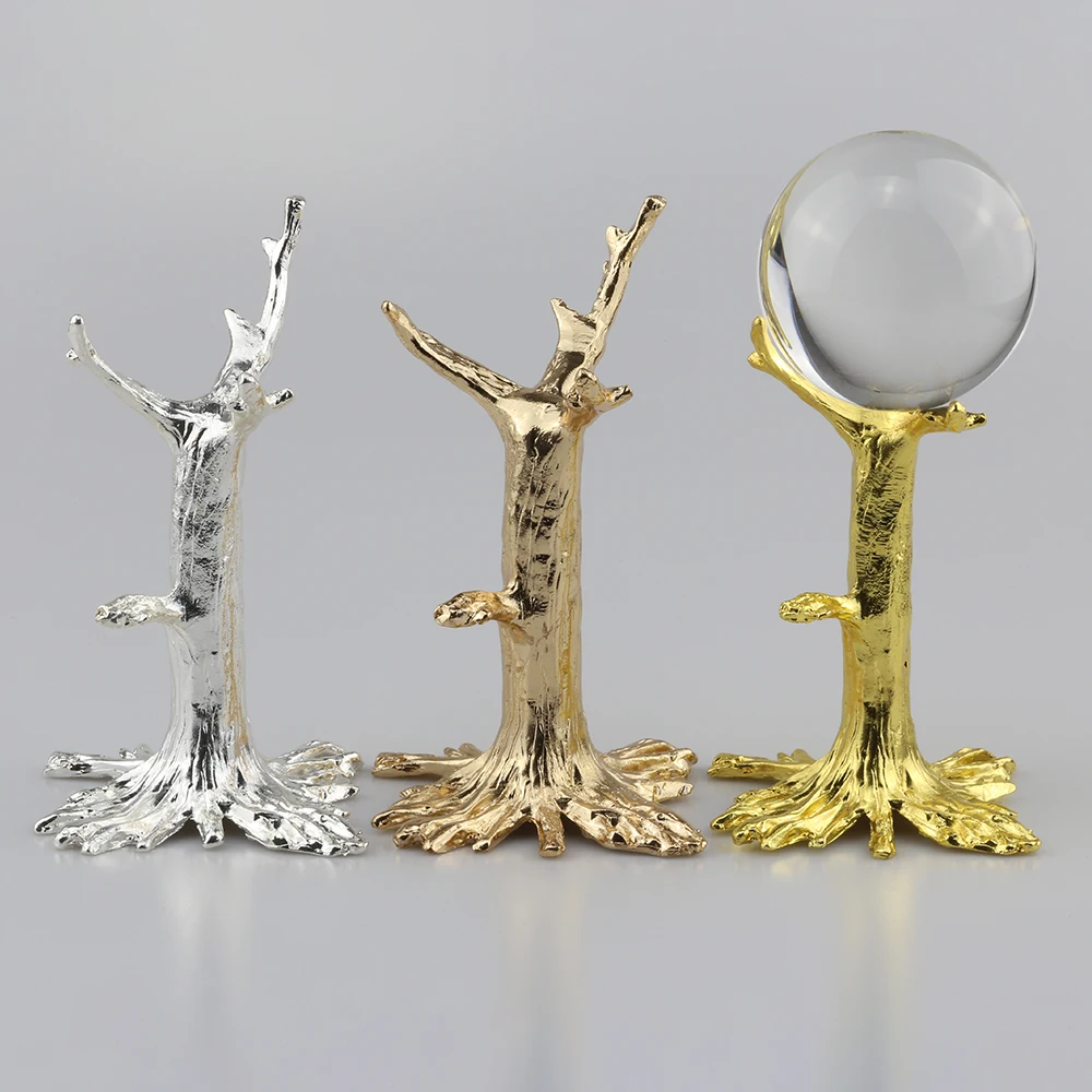 Металлический дисплей стенд Хрустальное стекло объектив шар большой Divination