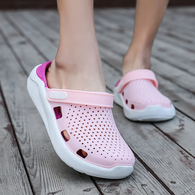 Оригинальные новые садовые Вьетнамки водонепроницаемая обувь женские