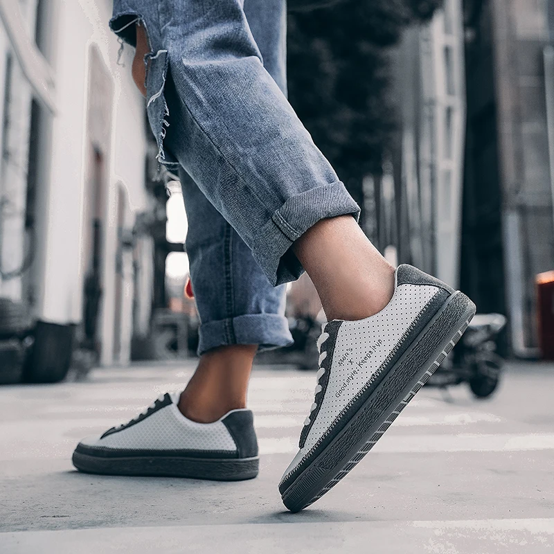 Мужская повседневная обувь модные кожаные туфли для вождения роскошные