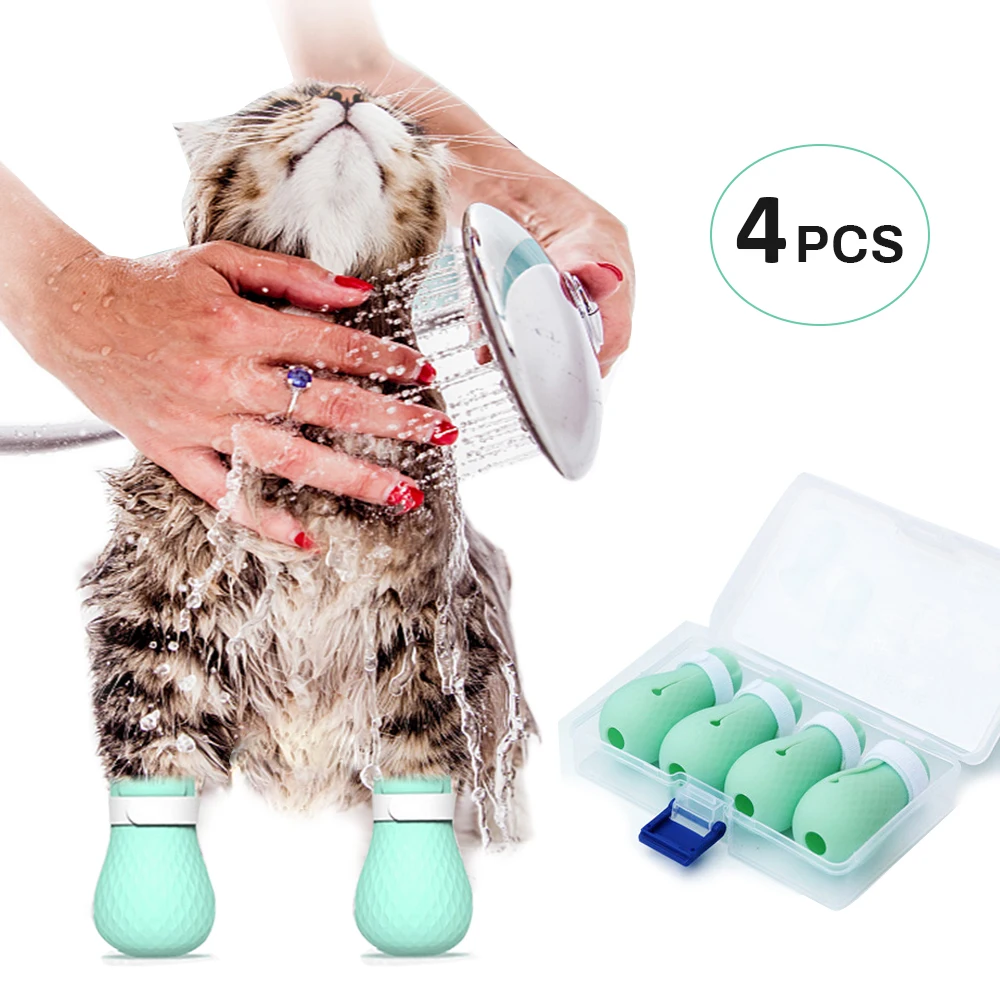 Аксессуары для защиты от царапин перчатки укуса аксессуары мытья кошачьих ног