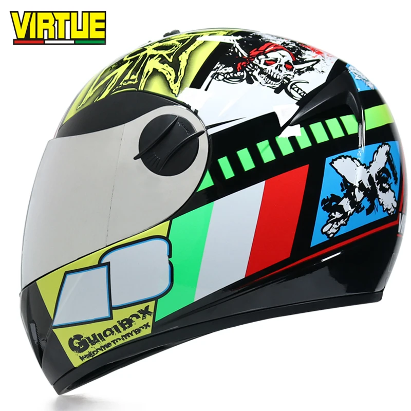 Шлем DOT на все лицо мотоциклетный гоночный шлем теплый для мужчин лета и зимы |