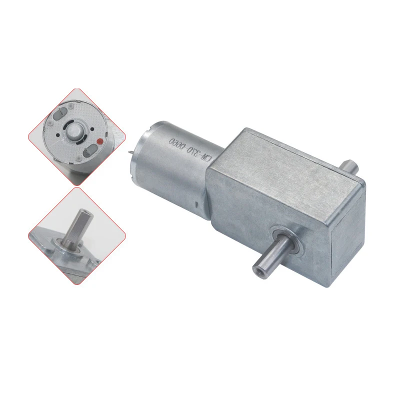 Двухвальный турбодвигатель С червячным редуктором высокий крутящий момент DV 6 в