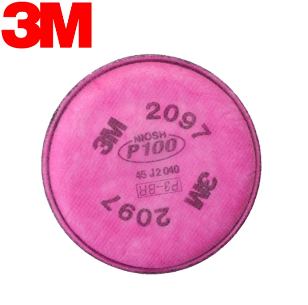3M 7502+2097 Half Facepiece Mask Reusable Respirator P100 Respiratory Protection Nuisance Level Organic Vapor