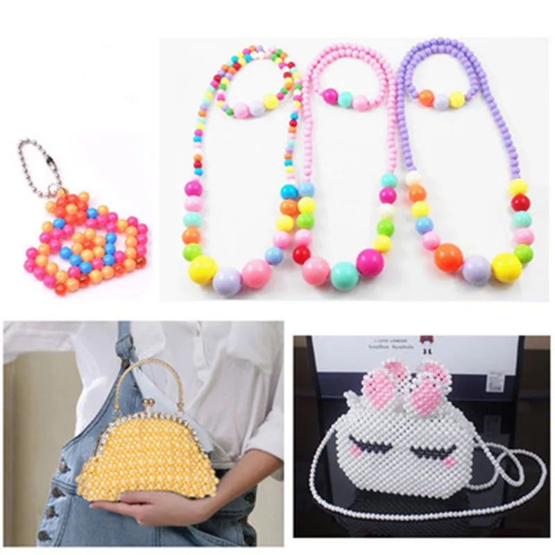 

DIY 3/4/5/6/8/10/12mm Slime Addition Round With Holes Pearl Decoration Accessorie Soft Fruit Slice Additions For Fluffy Children