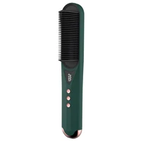 new arrival hair straightener electric comb ceramic ptc heating straightening brush professional flat iron styling tools