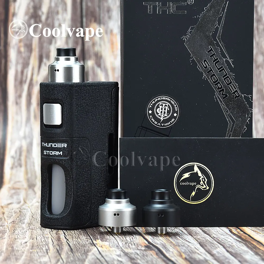 

100% Оригинальный THC Thunder Storm BF бокс-мод с aston 22 мм rda нижний питатель Squonk механический мод 18650 20700 21700 мод