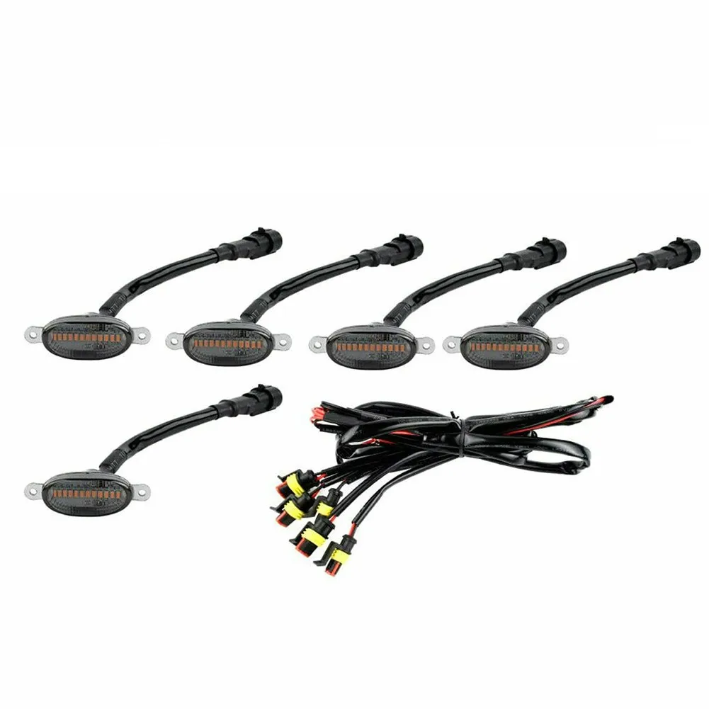 

Cover Grille LED Lights Harness Cable Light Raptor Style Smoke Front Grille