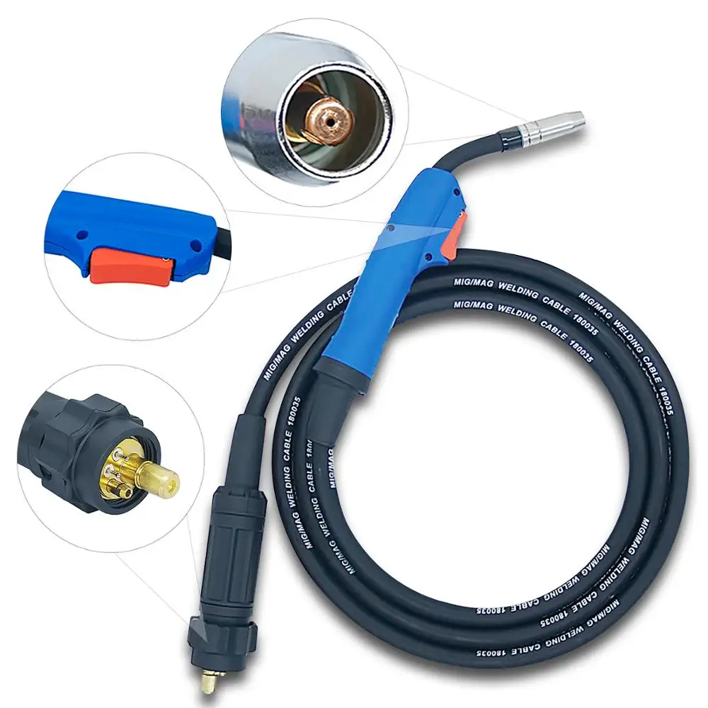 Mig Welding Machine Gas/Gasless Combination Device 3 in 1 Mag TIG ARC MMA Multifunction Welder