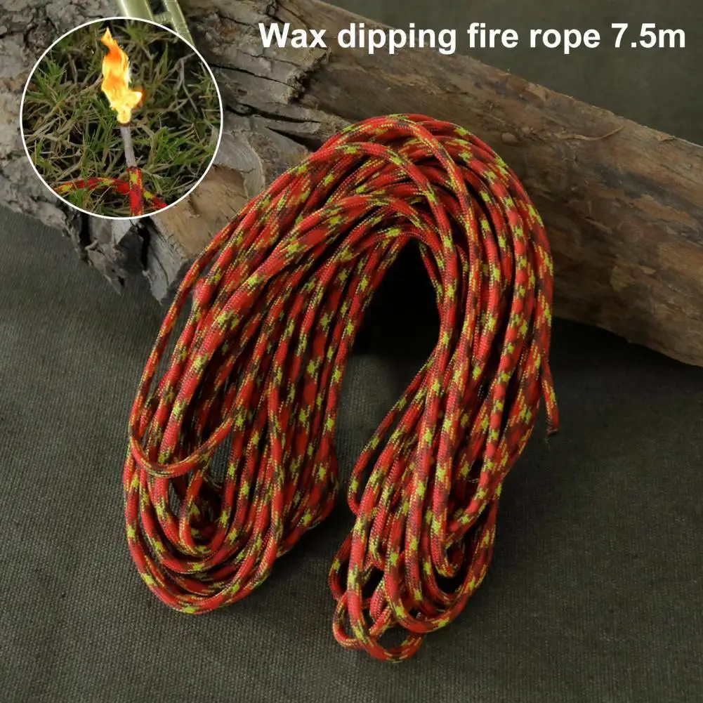 

Ignitable Hiking Cord Abrasion Resistant Compact Good Load Bearing Survival Rope for Camping