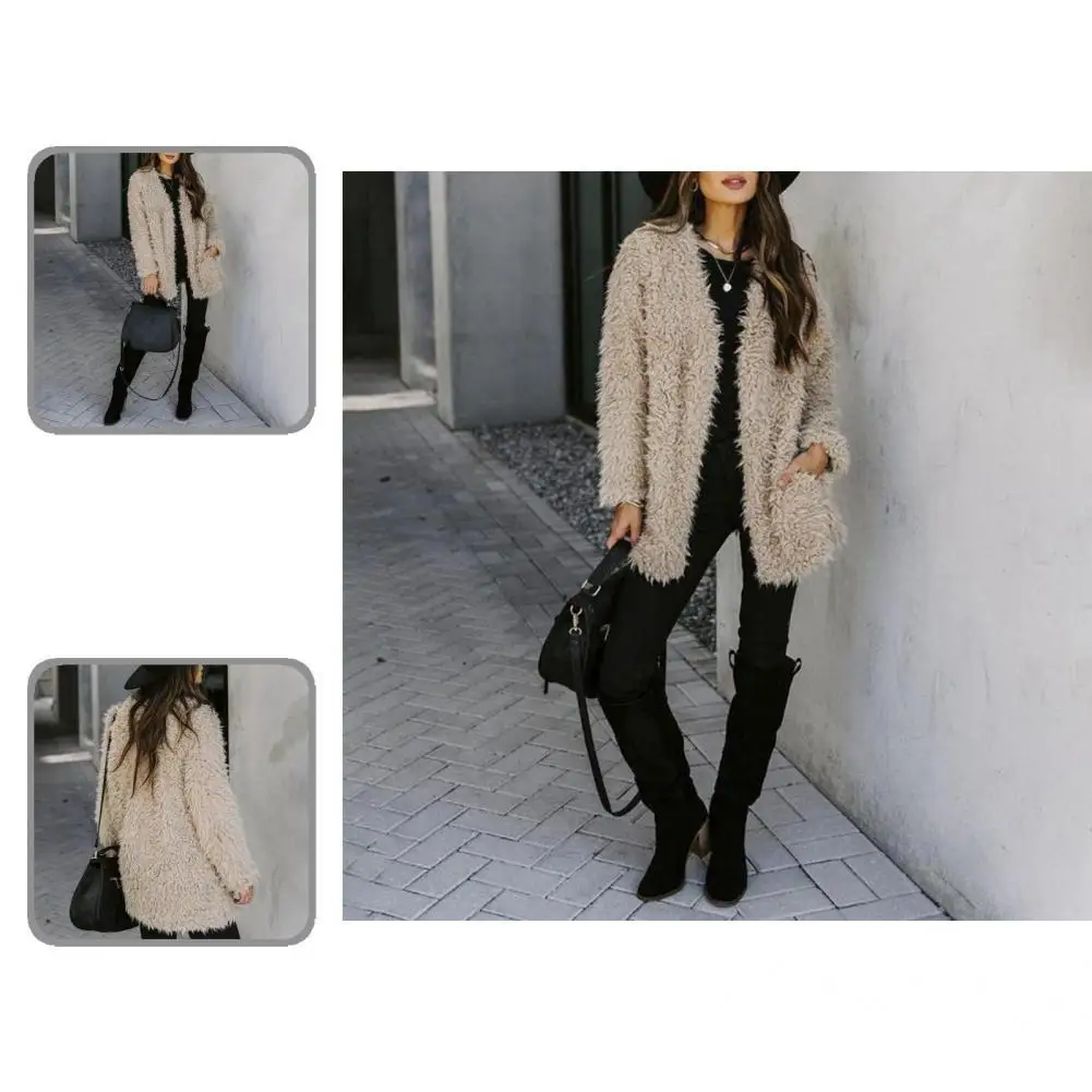 

Женский кардиган, плотный Удобный Повседневный Кардиган для осени и зимы