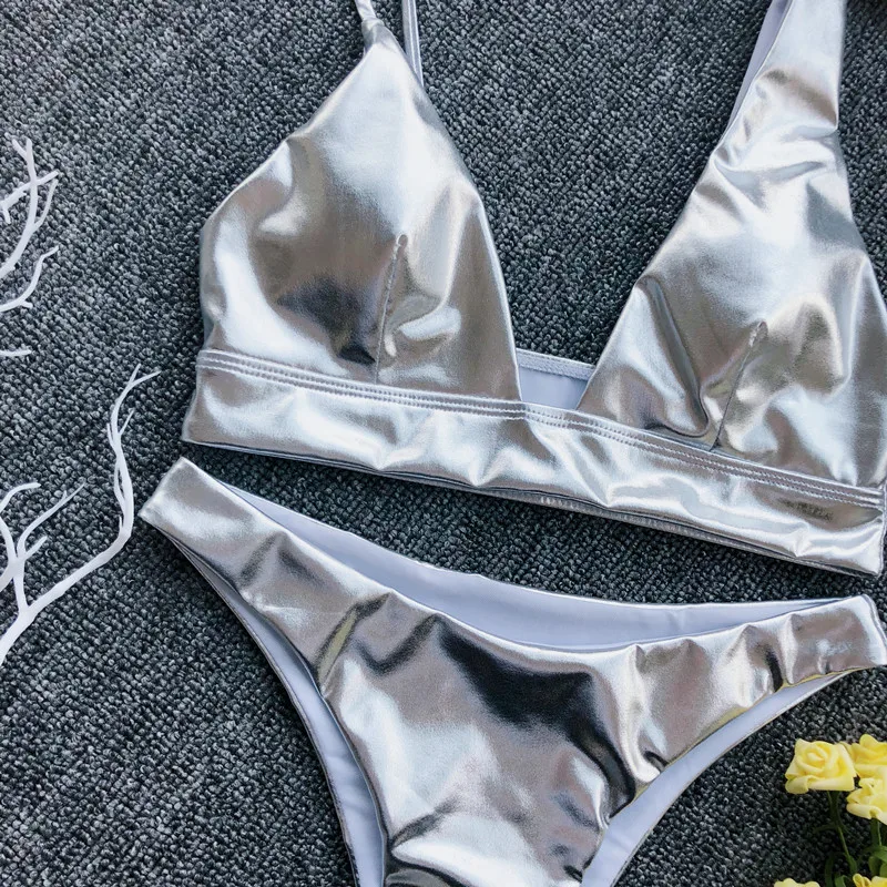 IMANFive женские сексуальные яркие кожаные стринги бикини 2018 Новое поступление