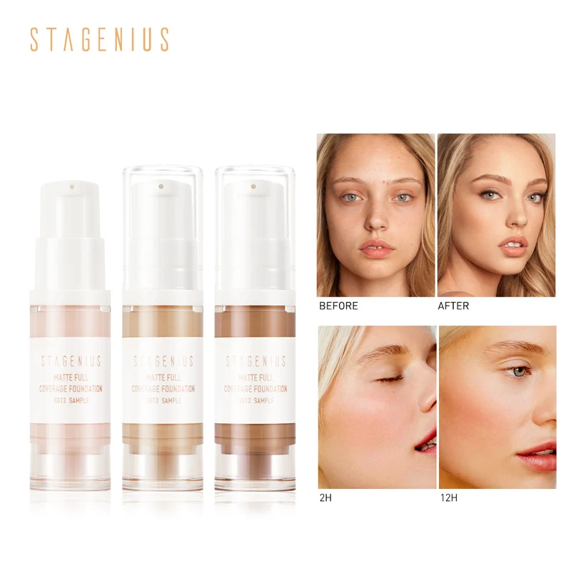 Новое поступление STAGENIUS основа полное покрытие SPF 30 Защита водостойкая