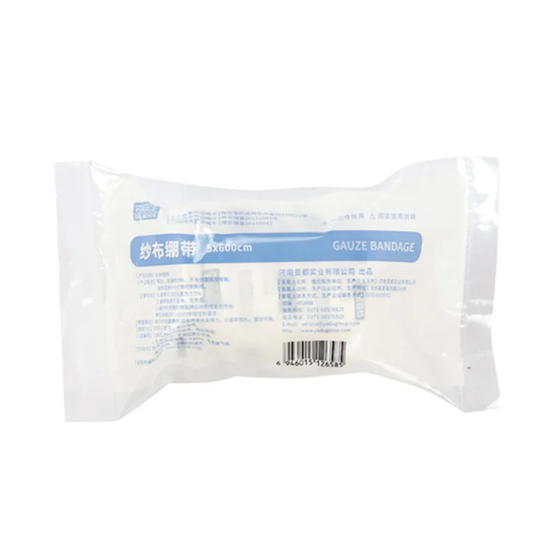 Бандаж DR.ROOS 1 рулон 5 см x 600 марлевая повязка первая помощь для ран медицинская