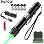 Мощная зеленая лазерная указка с регулируемым фокусом горящая Зеленая лазерная указка 009 Охотничий лазер сверхдальнее излучение 8000 м с usb-зарядкой