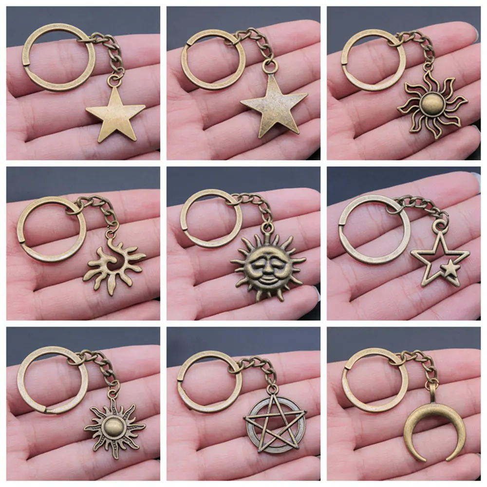 1 шт. Амулеты с полыми лунами модный дизайнерский брелок ручной работы подарок