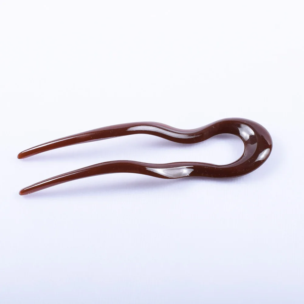 

2pcs U-shaped hair clip clip Convenient and convenient plastic fork styling tool for bridal hair curls