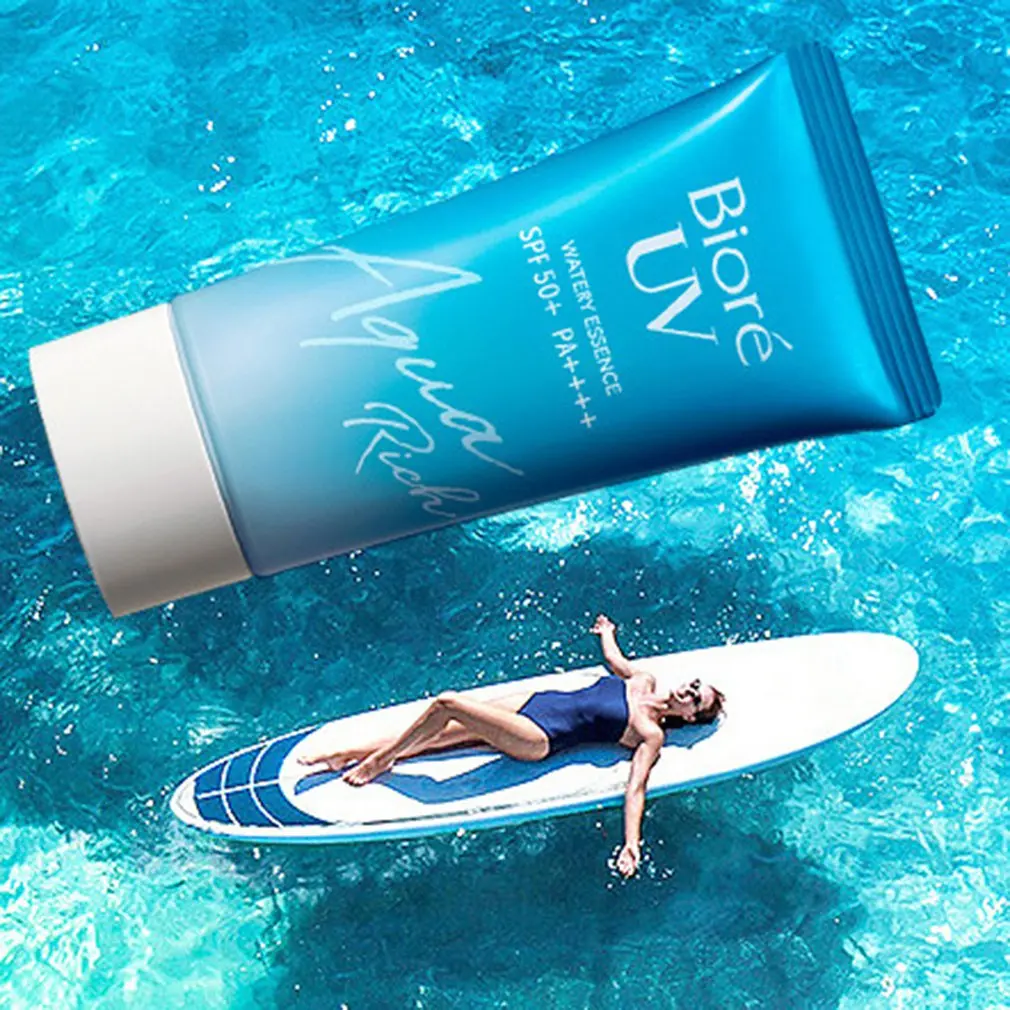 Солнцезащитный крем Biore UV Aqua Rich жидкий экстракт японская Косметика SPF50