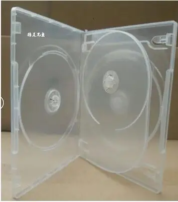 Стандартный ясный 3 диск держит чехол для DVD CD Фильм ящик хранения держатель