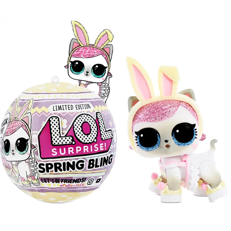 

L.O.L. SURPRISE! Spring Bling Limited Edition Pet Cute 10CM Blind Box Lol Surprise Dolls New Anime Figure Toys For Girls Gift