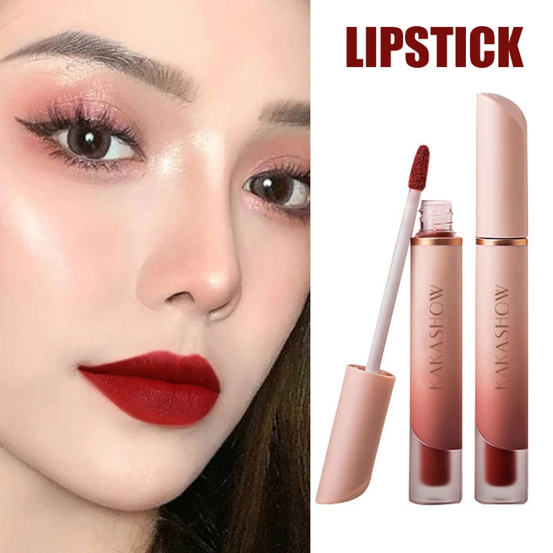 

Girls'long Lasting Liquid Lip Tint Waterproof Moisturizing Shining Lip Glaze Gift For Girlfriend And Women Lipstick Maquillaje